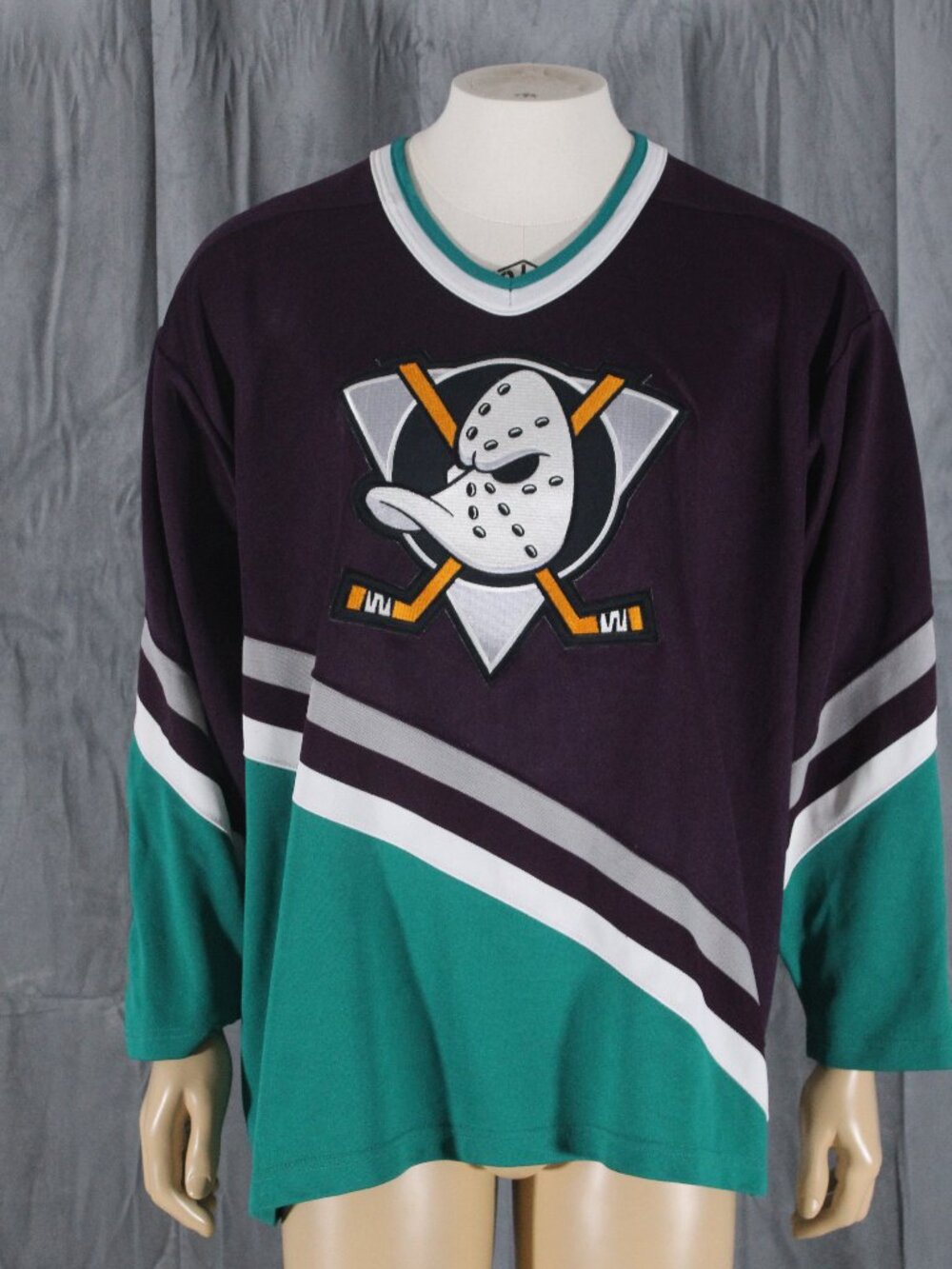 Anaheim Mighty Ducks Jersey (VTG) - Original Away Jersey by CCM - Men's XL